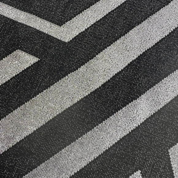 Bebe One-Shoulder Black & Silver Bodycon Stretchy Dress Size S New - Picture 3 of 5